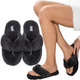 soxo-kapcie-damskie-futrzane-39-40-miekkie-japonki-prezent-na-urodziny