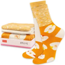 soxo-skarpetki-damskie-szarlotka-w-pudelku-prezent-dla-kobiety-35-40