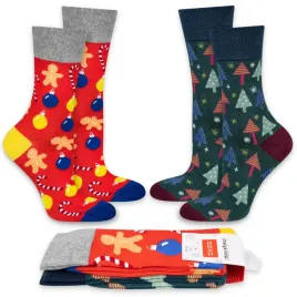 soxo-skarpety-meskie-bombki-na-choinke-2pak-prezent-dla-faceta-40-45
