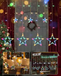 ishabao-kurtyna-swietlna-gwiazdy-ozdoba-swiateczna-multikolor-138-led-24x1m