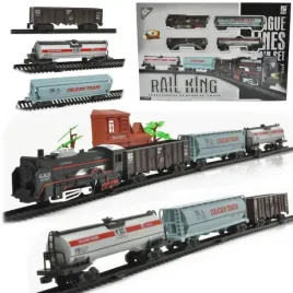 elektryczna-kolejka-rail-king-parowoz-3-wagony