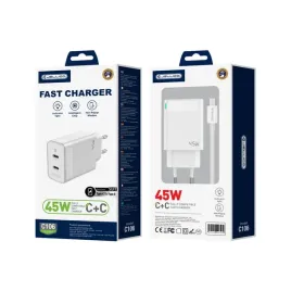 jellico-ladowarka-sieciowa-c106-gan-pd-45w-2xusb-c-kabel-usb-c-usb-c-bi