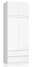 szafa-z-nadstawka-s-90-cm-2-drzwi-2-szuflady-biala