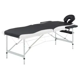 2-strefowy-skladany-stol-do-masazu-aluminium-czarno-bialy
