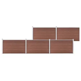 ogrodzenie-ogrodowe-wpc-872x106-cm-brazowe