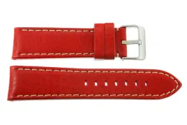 pasek-chermond-24-mm-a111-gruby-czerwony-pasek-biale-przeszycie