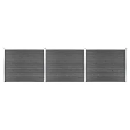 zestaw-ogrodzeniowy-z-wpc-526-x-146-cm-czarny