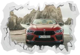 naklejki-na-sciane-3d-bmw-100x70