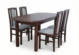 duzy-stol-owalny-rozkladany-do-salonu-160cm-4-krzesla-drewniane-orzech