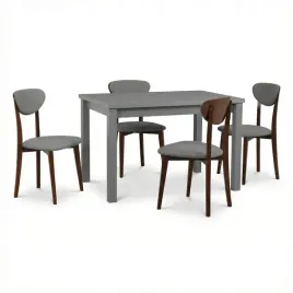 maly-stol-rozkladany-do-kuchni-120-150-grafit-i-4-krzesla-styl-japandi
