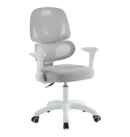 fotel-obrotowy-na-bialej-podstawie-fb28-fx-szary-idealny-dla-dziecka