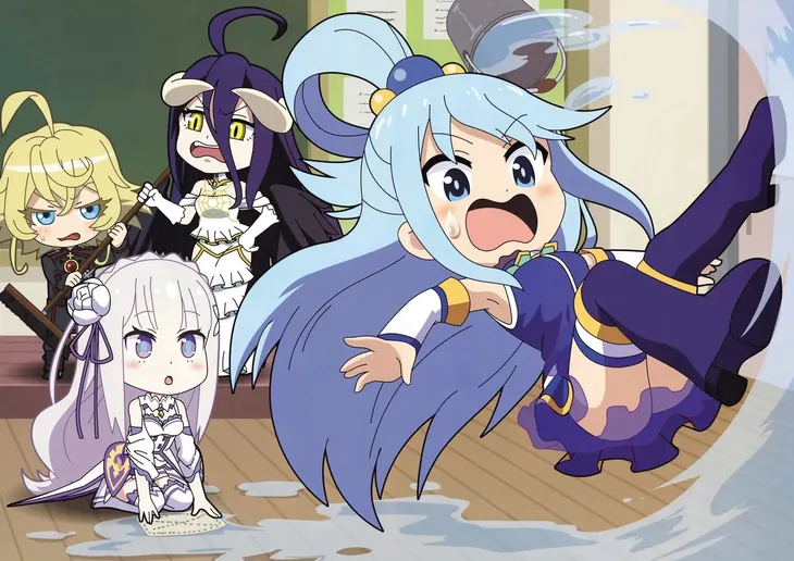 plakat-a3-anime-isekai-quartet