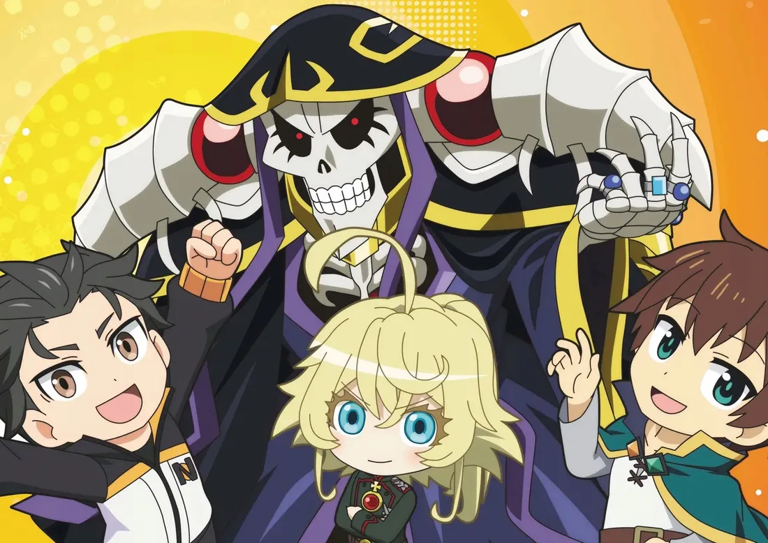 plakat-a3-anime-isekai-quartet