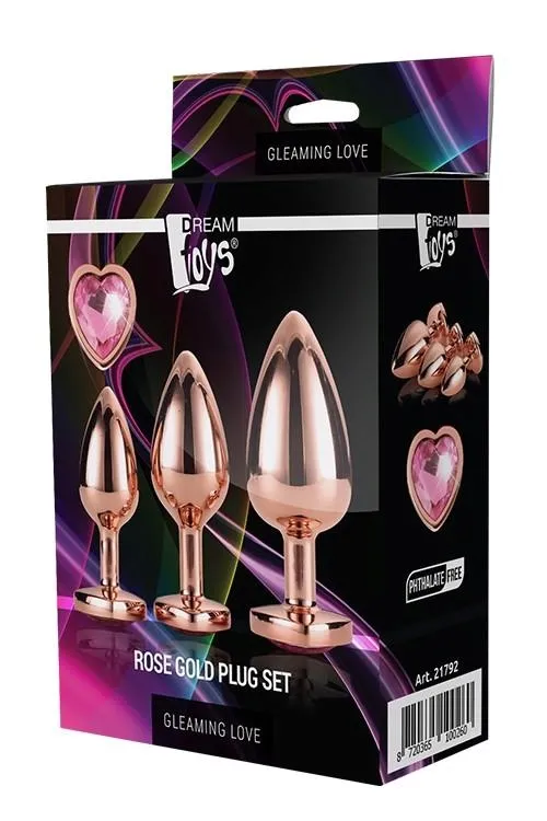 gleaming-love-rose-gold-plug-set