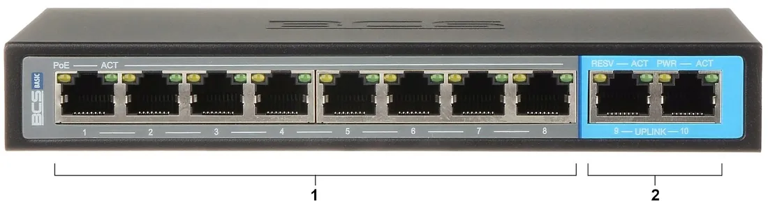 switch-poe-8xpoe-bcs-b-sp0802-fast-ethernet-10-100mbps-do-kamer-ip-bcs-stan-nowy