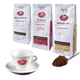 zestaw-degustacyjny-saquella-kawa-wloska-mielona-filizanka-cappuccino