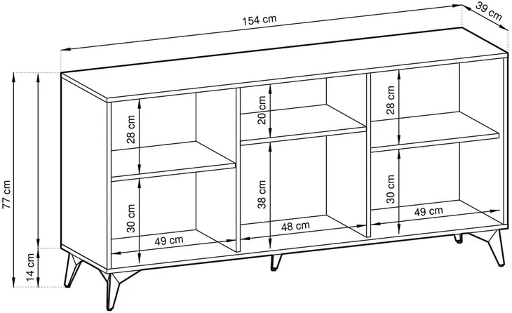 komoda-diamond-k154-dab-evoke-czarny