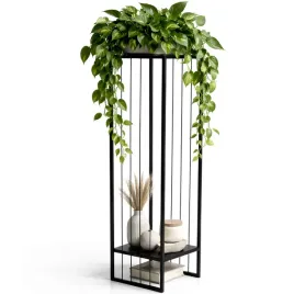 kwietnik-loft-metalowy-80-cm-czarny-stojak-2-poziomy-industrial-producent