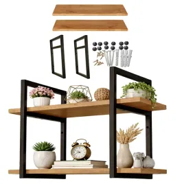 polka-wiszaca-na-sciane-dab-zloty-regal-na-ksiazki-kwietnik-80-cm-producent