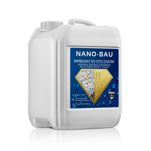 Nano-Bau impregnat do otoczaków, grysów. kamiennych dywanów 20L do 140m²