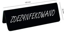 stojak-zdezynfekowano-kredowy-maly-105x35-czarny-bialy-nadruk-1szt