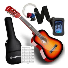 gitara-klasyczna-1-4-sunburst-zestaw-kostki-pasek-struny-pokrowiec-akordy
