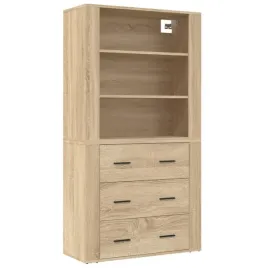 wysoka-szafka-kredensowa-z-nadstawka-dab-sonoma-80-x-33-x-150-cm