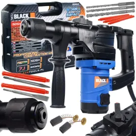 mlot-udarowy-mlotowiertarka-udar-sds-walizka-3-x-wiertlo-dluta-black