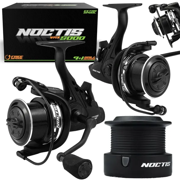 KOŁOWROTEK KARPIOWY HOKKAIDO NOCTIS 5000 Z WOLNYM BIEGIEM + ZAPAS SZPULA