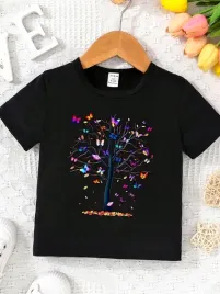 t-shirt-dziewczecy-prosty-czarny-z-nadrukiem-shein-98