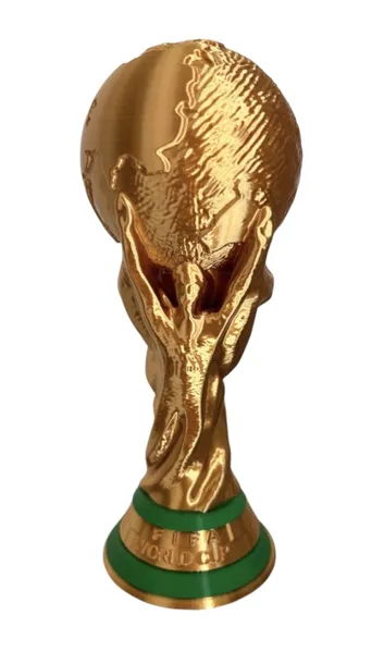 Trofeum Mistrzostw Świata Piłka Nożna Statuetka Kibica Prezent 37 cm