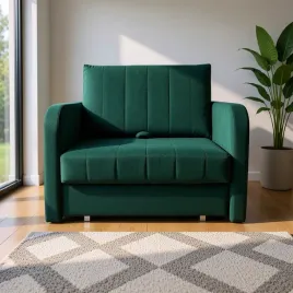 sofa-rozkladana-jednoosobowa-funkcja-spania-amerykanka-wygodna-fotel-zielen