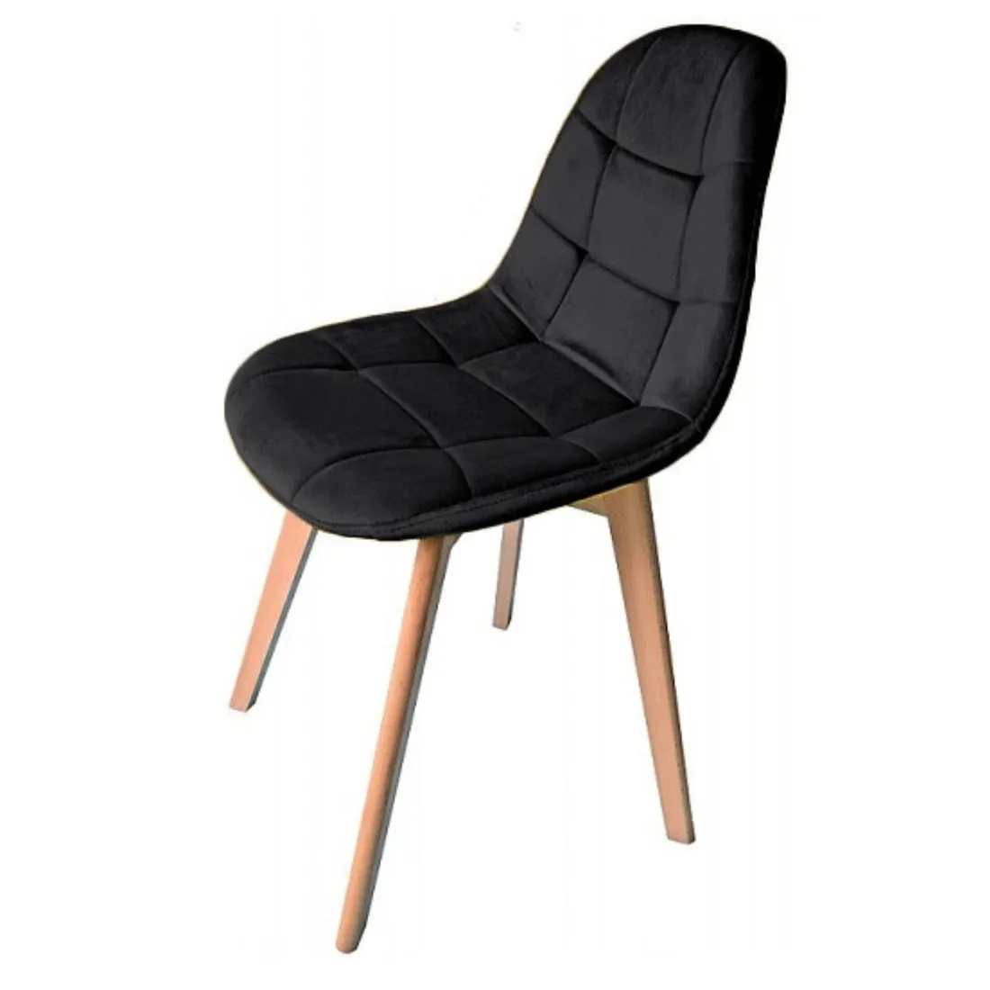 4-x-krzeslo-tapicerowane-welurowe-czarne-skandynawskie-nogi-drewniane-stan-nowy