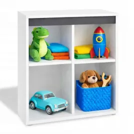 bialy-regal-stojacy-z-polkami-na-ksiazki-zabawki-szafka-typu-kostka