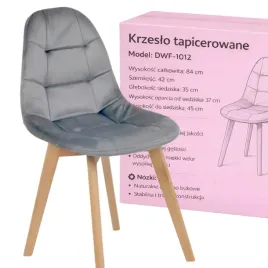 krzeslo-tapicerowane-welurowe-szare-jasne-skandynawskie-nogi-drewniane
