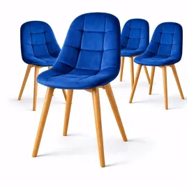 4-x-krzeslo-tapicerowane-welurowe-niebieskie-skandynawskie-nogi-drewniane