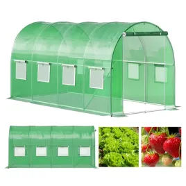 tunel-ogrodowy-foliowy-szklarnia-6x3x2m-18m-zielony-folia-do-uprawy-roslin