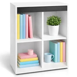 regal-bialy-na-ksiazki-zabawki-komoda-z-polkami-kostka-do-lazienki-pokoju