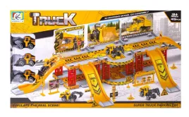 parking-garaz-dla-pojazdow-budowlanych-w-zestawie-z-3-autkami