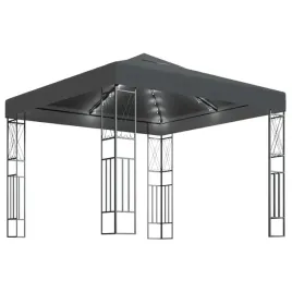 altana-ze-sznurem-lampek-led-3x3-m-antracytowa-tkanina