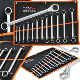 klucze-oczkowo-giete-6-32mm-12szt-black-grube-black-double-pouch-10-lat-gw