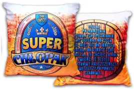poduszka-super-chlopak-piwo-dzien-chlopaka-prezent-upominek
