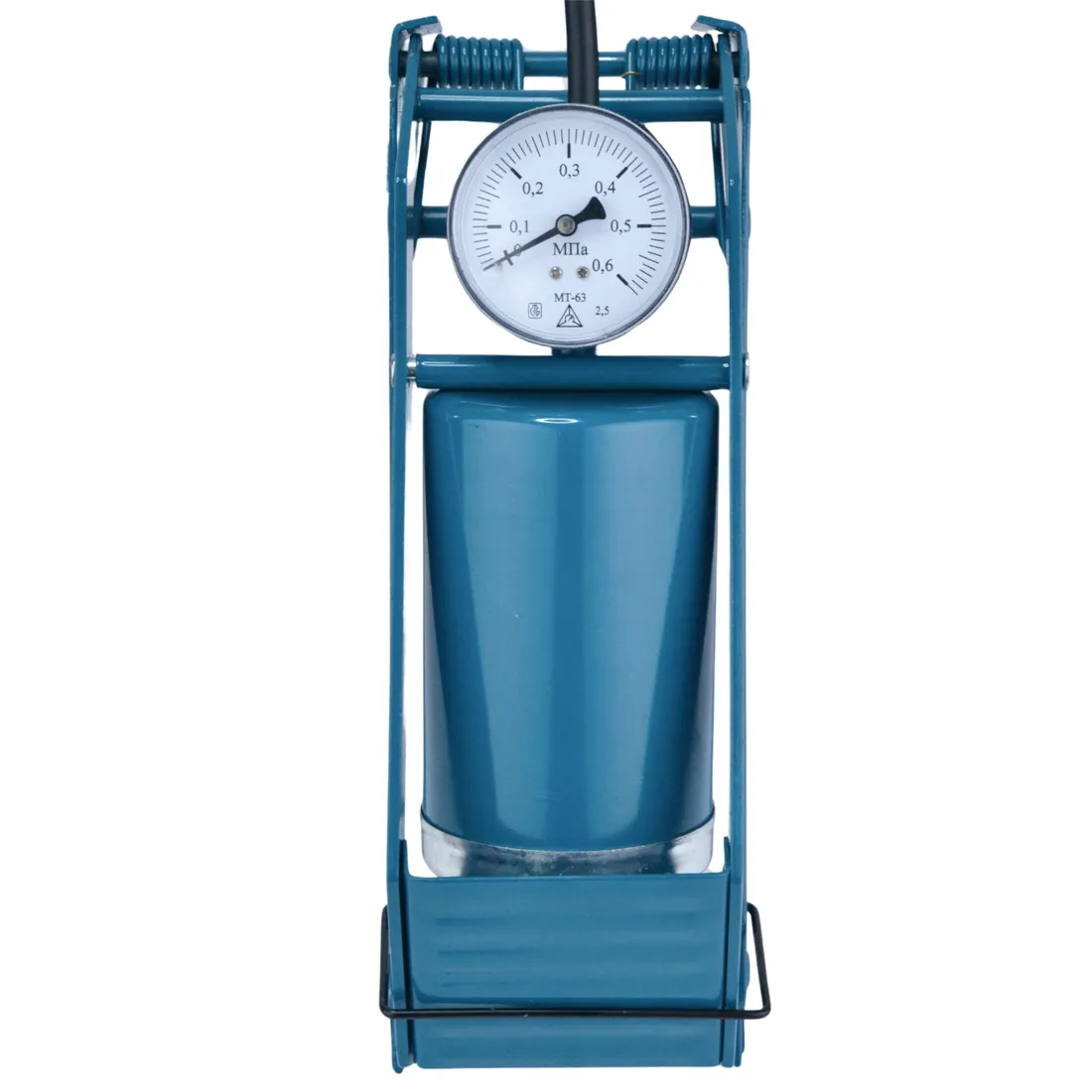 profesjonalna-pompka-nozna-z-manometrem-do-samochdow-i-rowerow-marki-black-stan-nowy