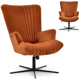 obrotowy-fotel-do-salonu-esla-miedz-velvet