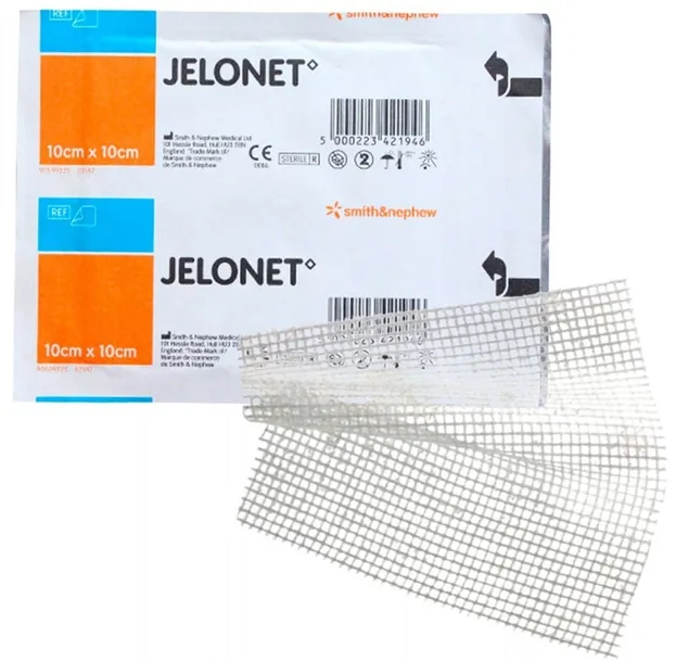JELONET opatrunek parafinowy Smith & Nephew 10cm x 10cm 1 sztuka
