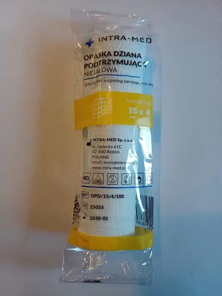 Bandaż Opaska Dziana Podtrzymująca 15cm x 4m 1 sztuka