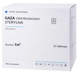 gaza-jalowa-sterylna-opatrunkowa-1m2-bawelniana-17-nitek-100-sztuk