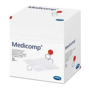 MEDICOMP kompres jałowy 7,5cm x 7,5cm 50 sztuk Hartmann