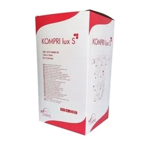 Kompres z gazy 10 cm x 10 cm Kompri lux S jałowa 17n 12w 150 sztuk