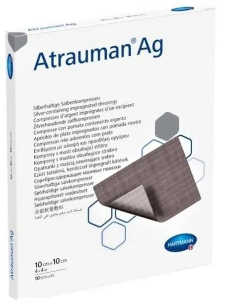 Atrauman Ag 10 x 10 cm opatrunek Hartmann 10szt